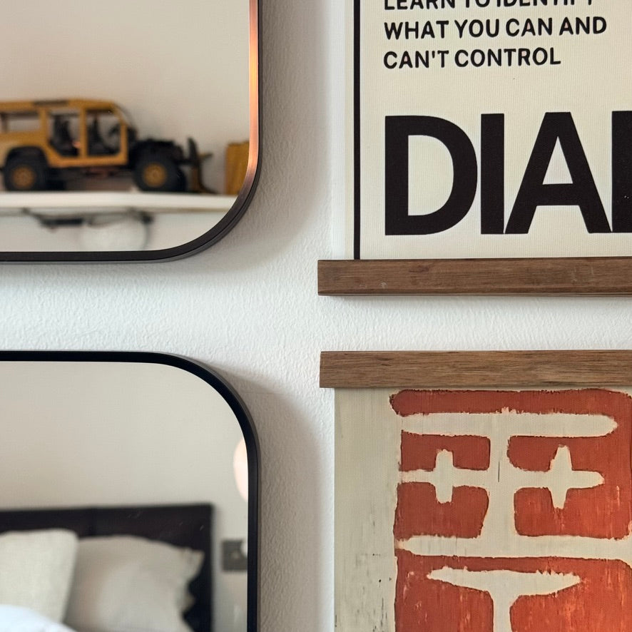 Teak Poster Hanger